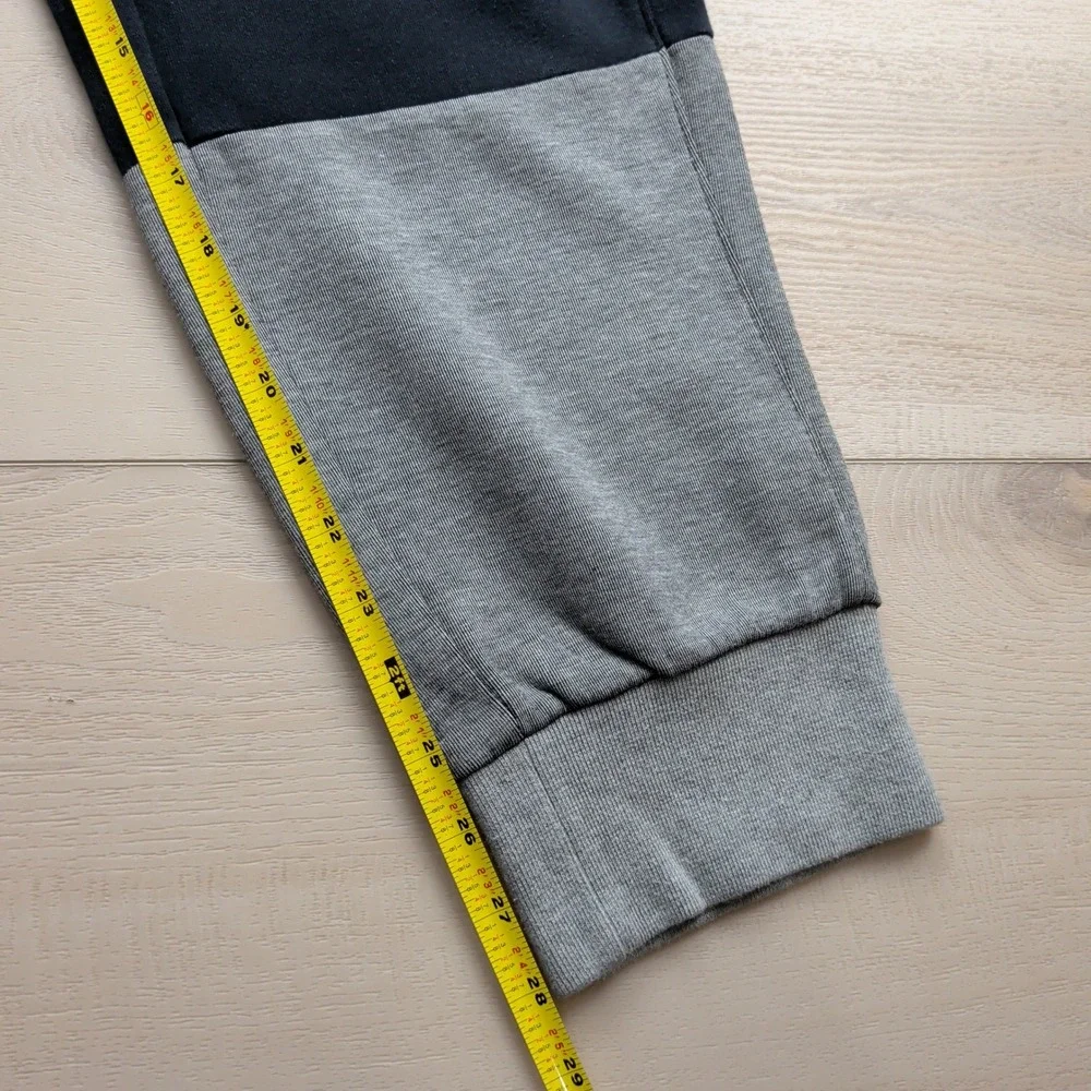 Air Jordan Varsity Jogger Pants Mens S Black Gray Colorblock 653437-010